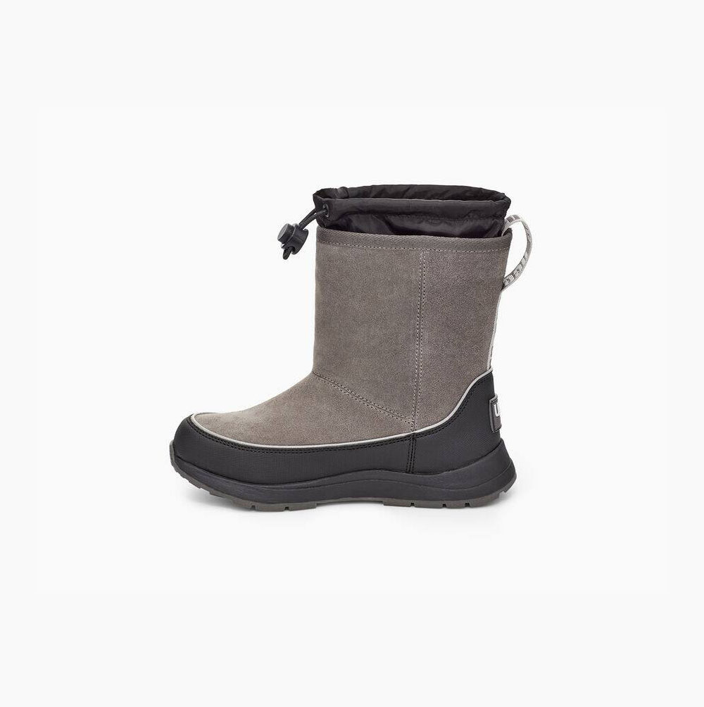 UGG Kirby Wasserfeste Stiefel Kinder Tiefesgrau Schweiz | Q7S137E7