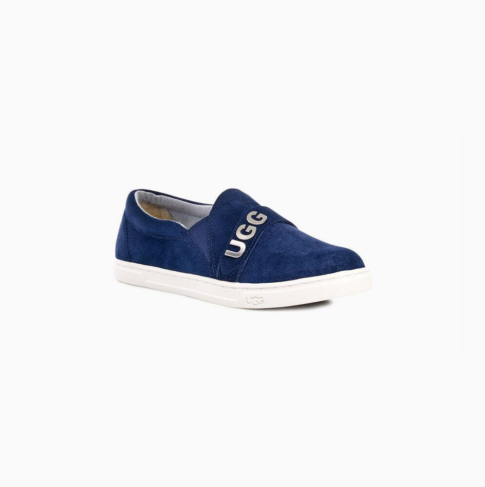 UGG Kitlyn Charm Slip-on-sneakers Damen Navy Schweiz | WXXBQRQD