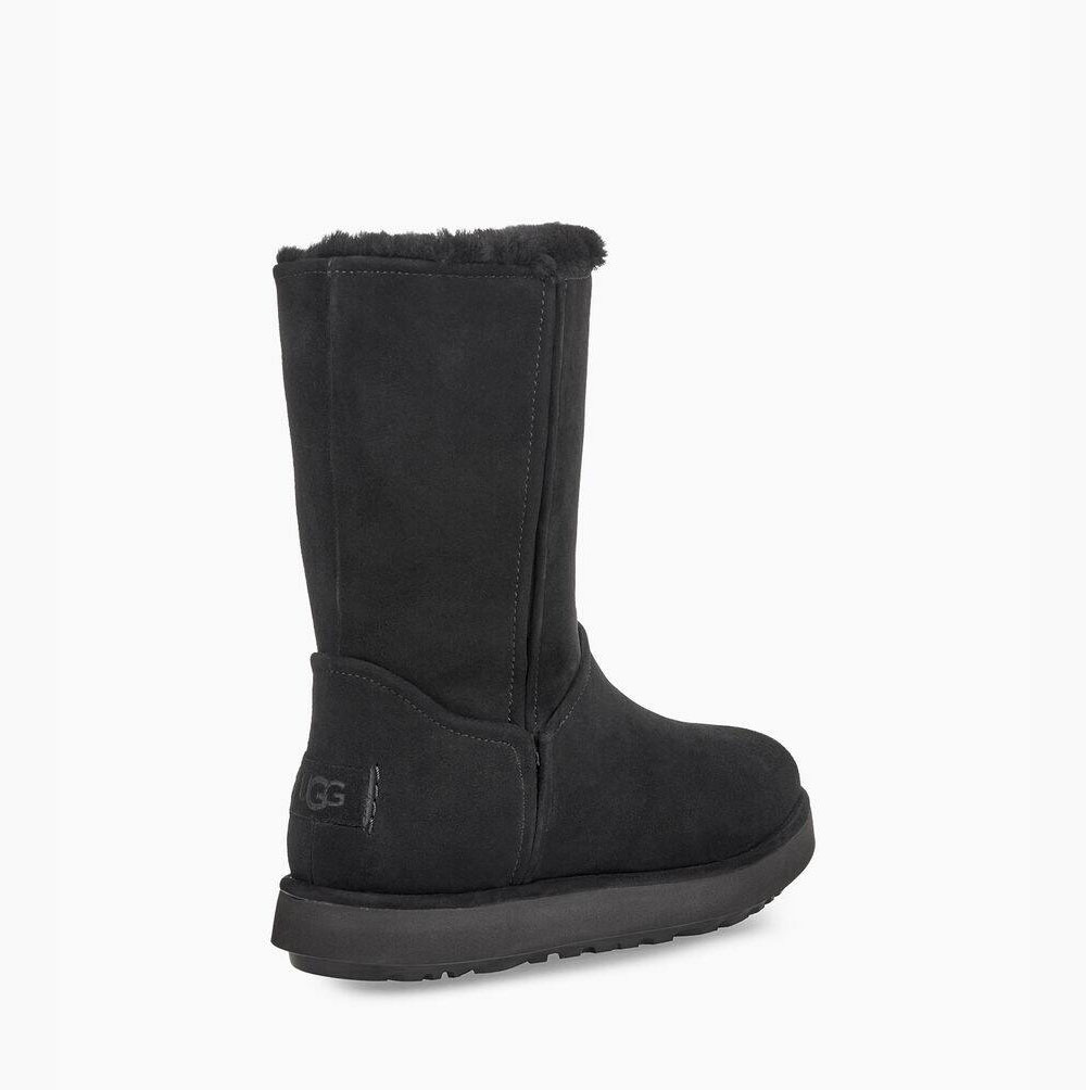 UGG Klassische BLVD Kurze Stiefel Damen Schwarz Schweiz | US8IRX4F