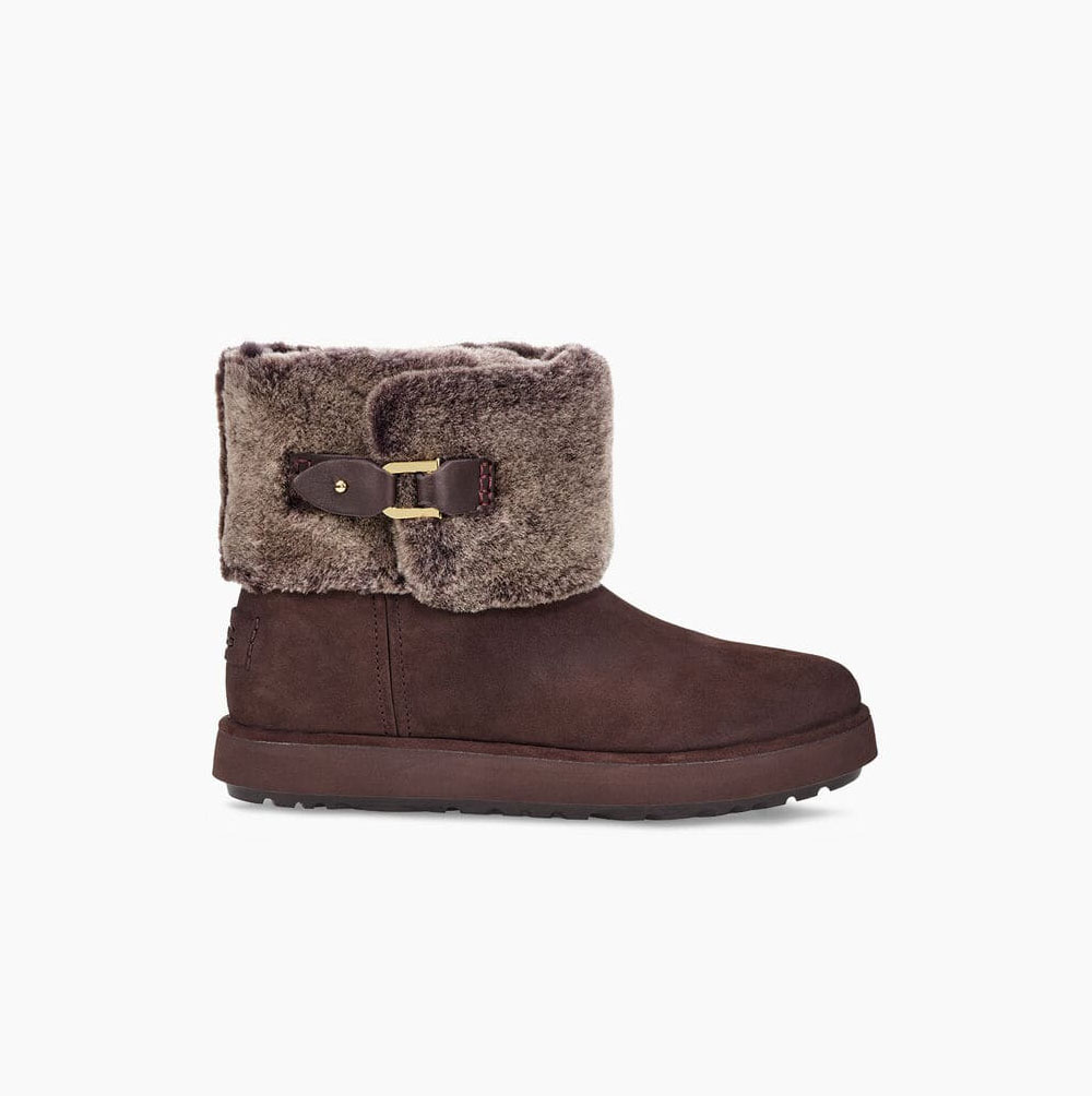 UGG Klassische Berge Mini Wildleder Mini Boots Damen Kupfer Schweiz | K9Y6W2WZ