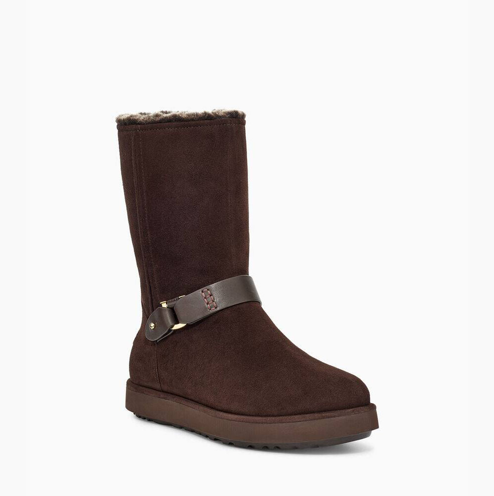 UGG Klassische Berge Wildleder Kurze Stiefel Damen Kupfer Schweiz | V5GC49AA