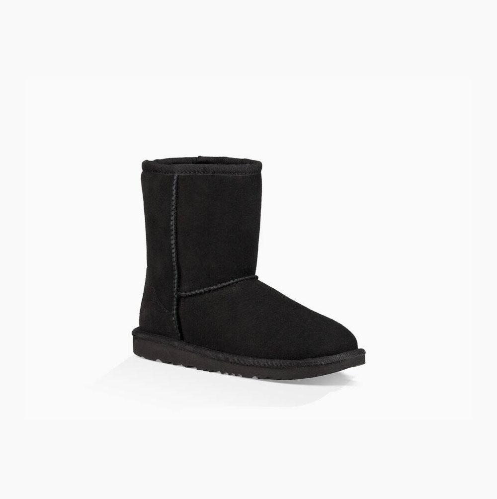 UGG Klassische II Classic Boots Kinder Schwarz Schweiz | YLRZS0B2