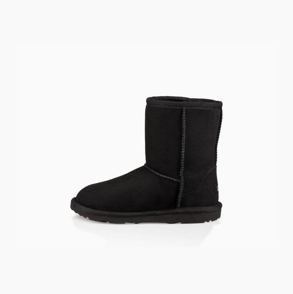 UGG Klassische II Classic Boots Kinder Schwarz Schweiz | YLRZS0B2