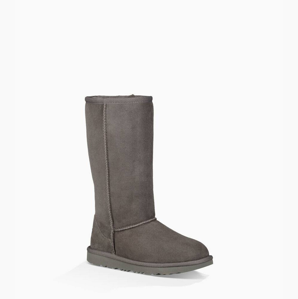 UGG Klassische II Hohe Stiefel Kinder Grau Schweiz | 4BAPO3T8