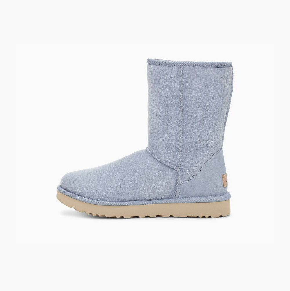 UGG Klassische II Kurze Stiefel Damen Hellblau Schweiz | FR61GPQS