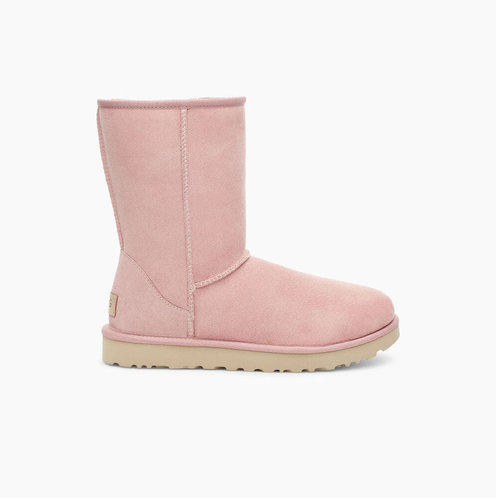 UGG Klassische II Kurze Stiefel Damen Rosa Schweiz | 2N4QYM5J