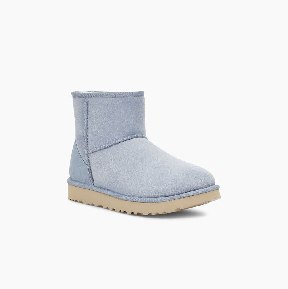 UGG Klassische II Mini Classic Boots Damen Hellblau Schweiz | WJA4J7Y4