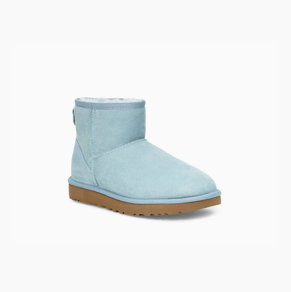 UGG Klassische II Mini Classic Boots Damen Blau Schweiz | XTI2WE4W