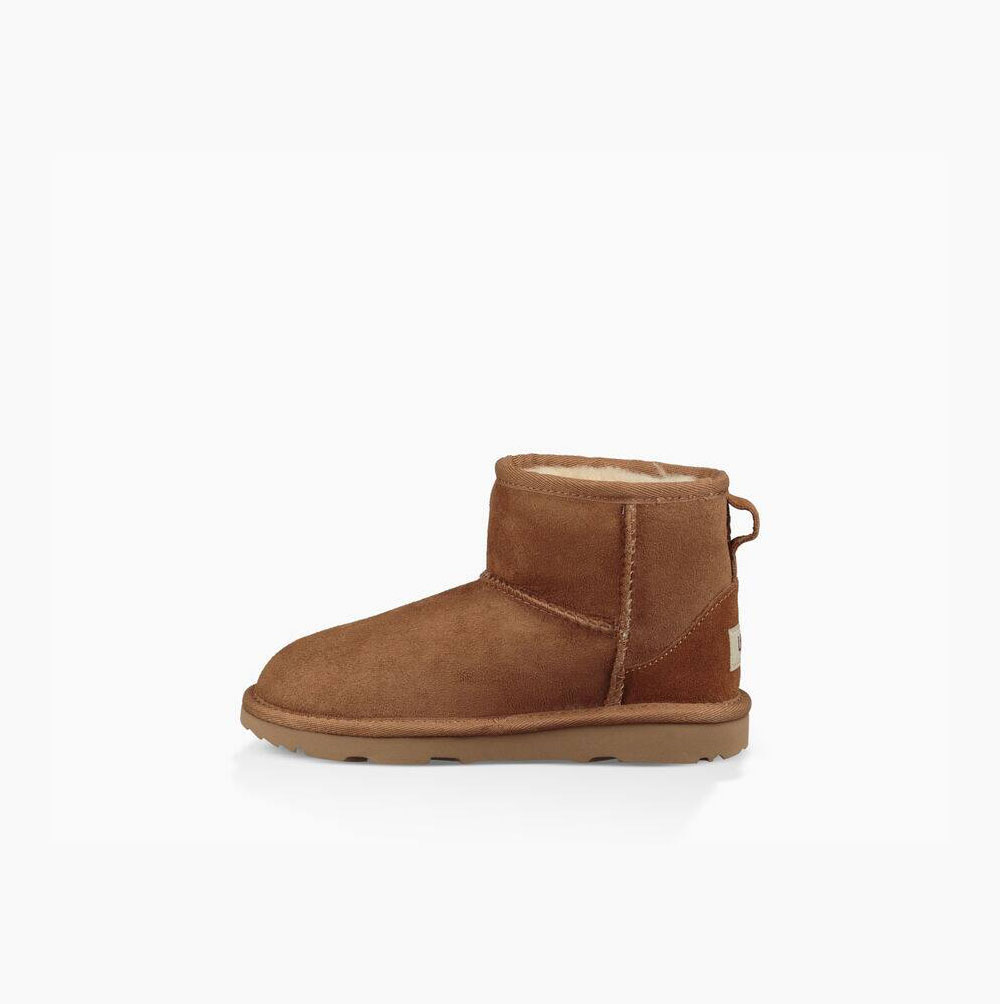 UGG Klassische II Mini Classic Boots Kinder Braun Schweiz | 4VU15O6C