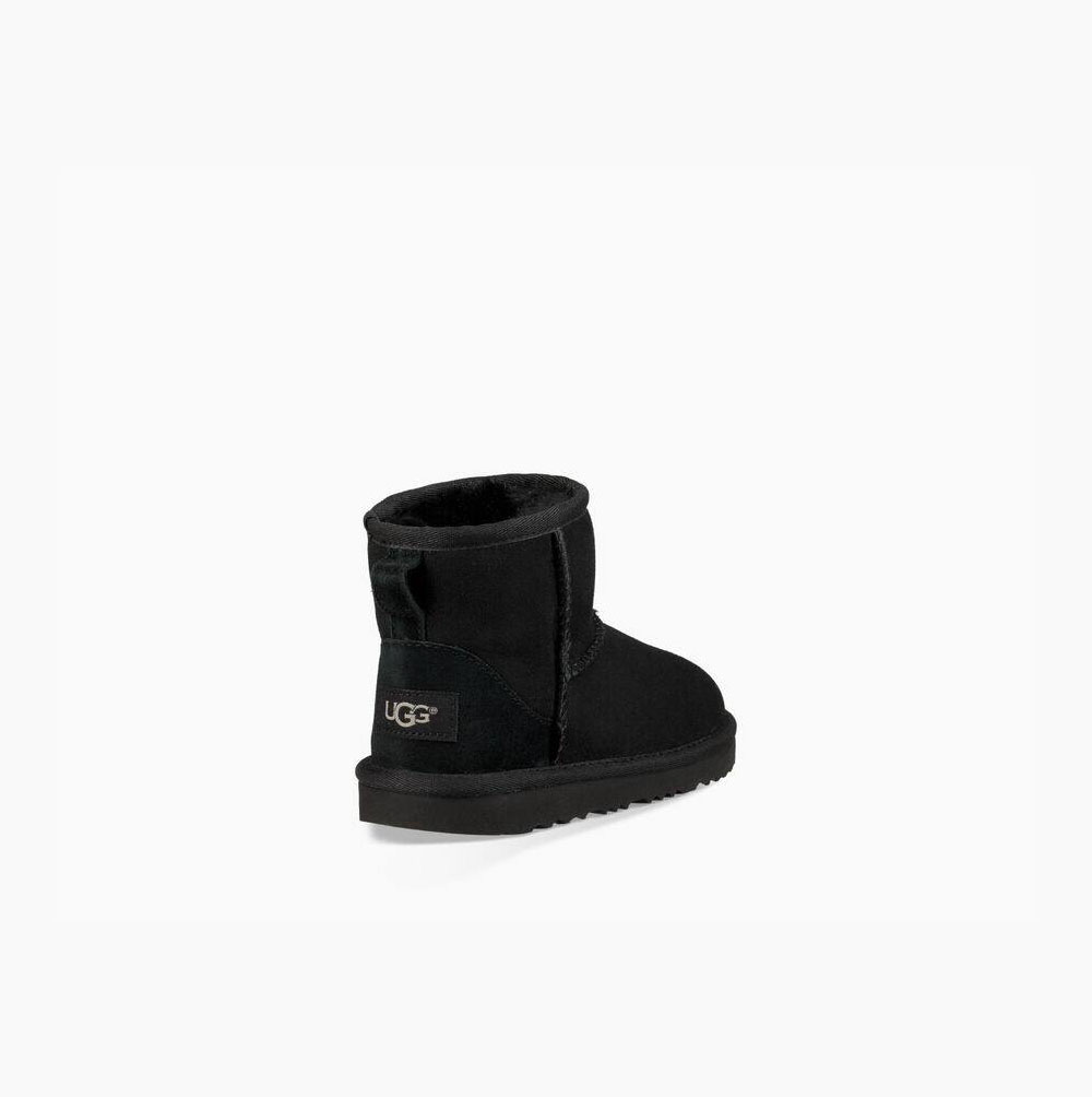 UGG Klassische II Mini Classic Boots Kinder Schwarz Schweiz | Q6HT6KWD