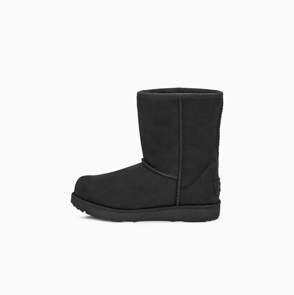 UGG Klassische II Weather Kurze Stiefel Kinder Schwarz Schweiz | QTMFGBGF