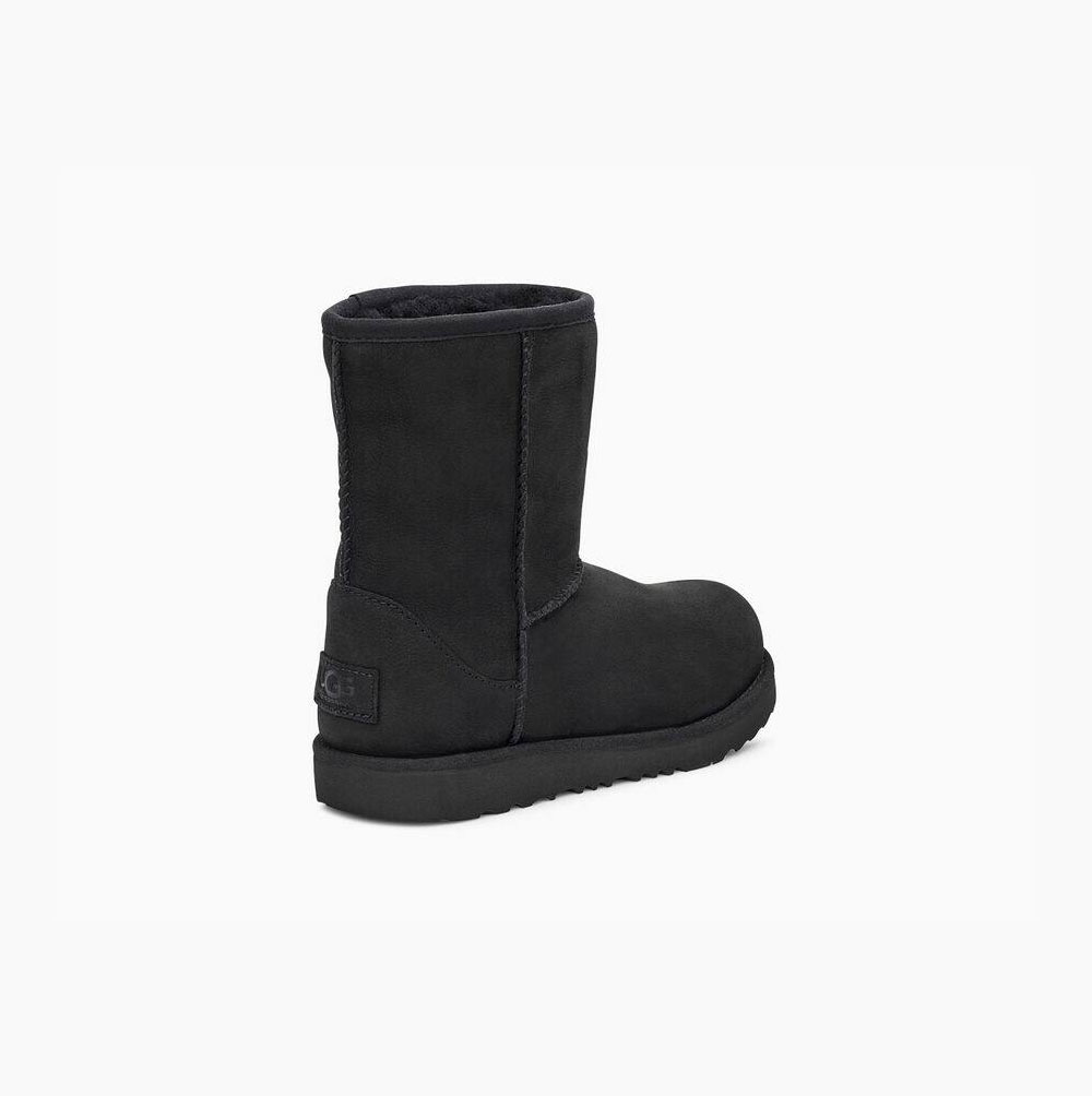 UGG Klassische II Weather Kurze Stiefel Kinder Schwarz Schweiz | QTMFGBGF