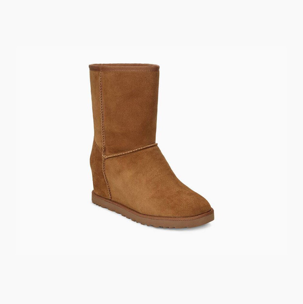 UGG Klassische Kurze Stiefel Damen Braun Schweiz | W9BO5NHV