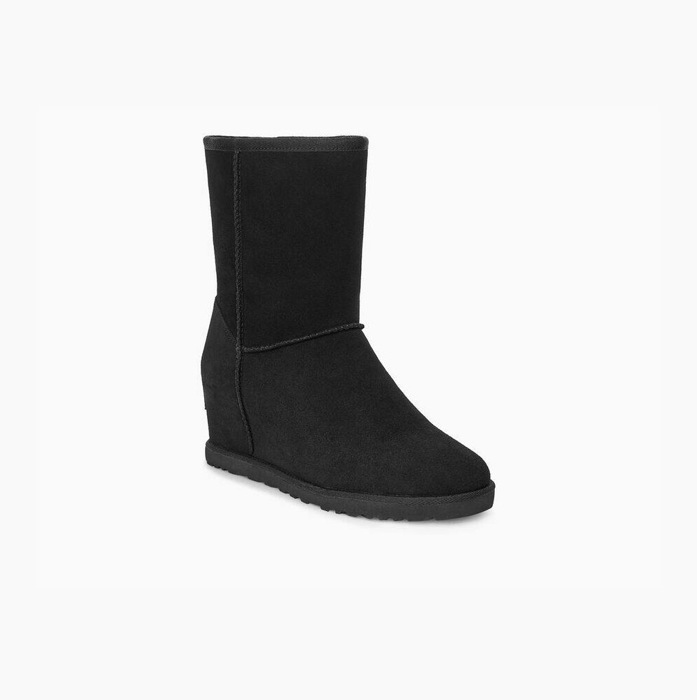 UGG Klassische Kurze Stiefel Damen Schwarz Schweiz | 2FXZD85T