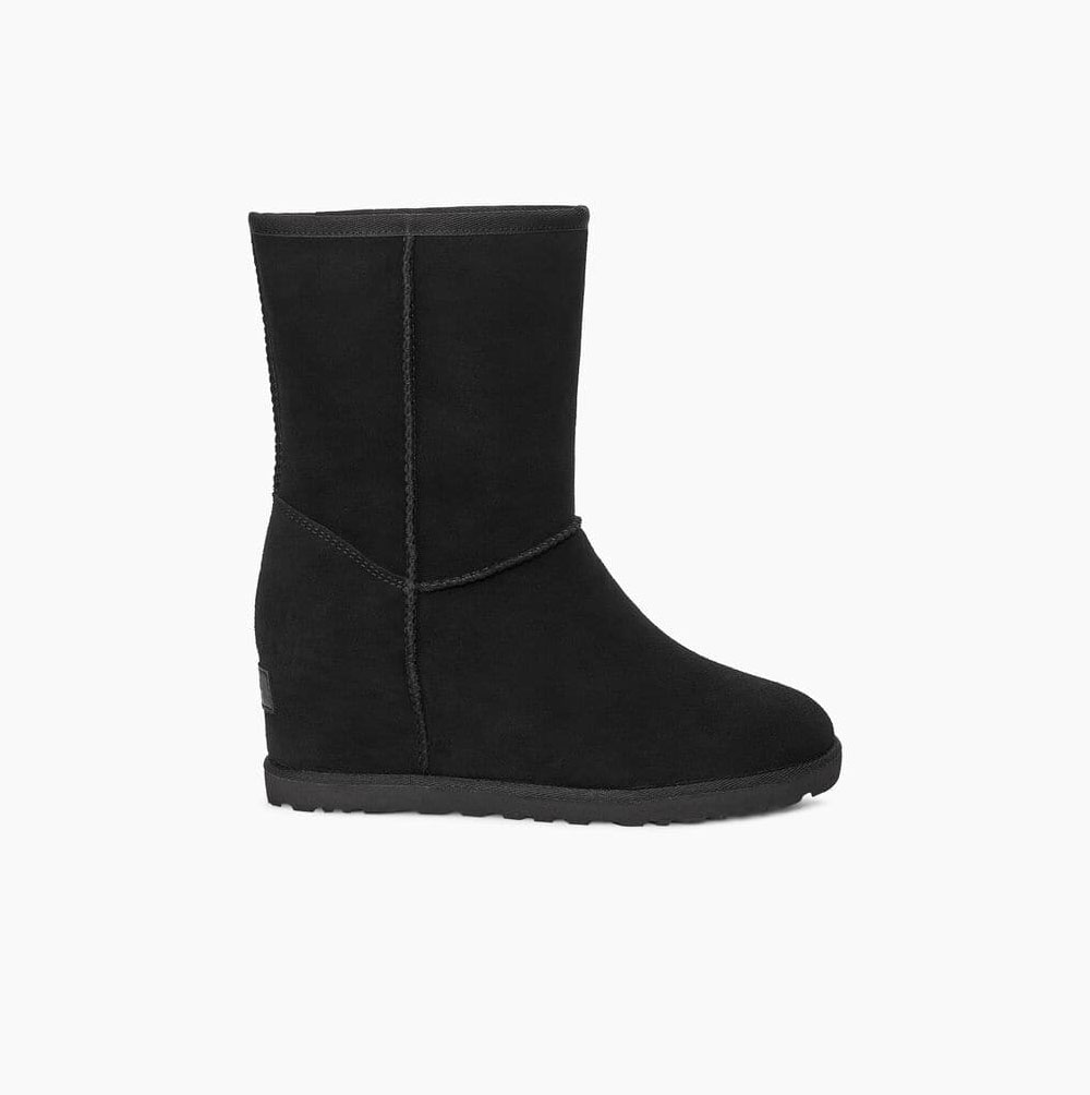 UGG Klassische Kurze Stiefel Damen Schwarz Schweiz | 2FXZD85T