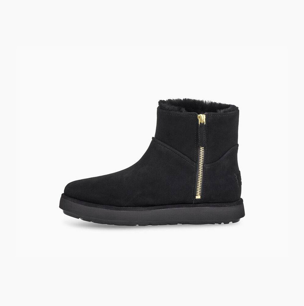 UGG Klassische Mini BLVD Classic Boots Damen Schwarz Schweiz | YIEJOGEQ