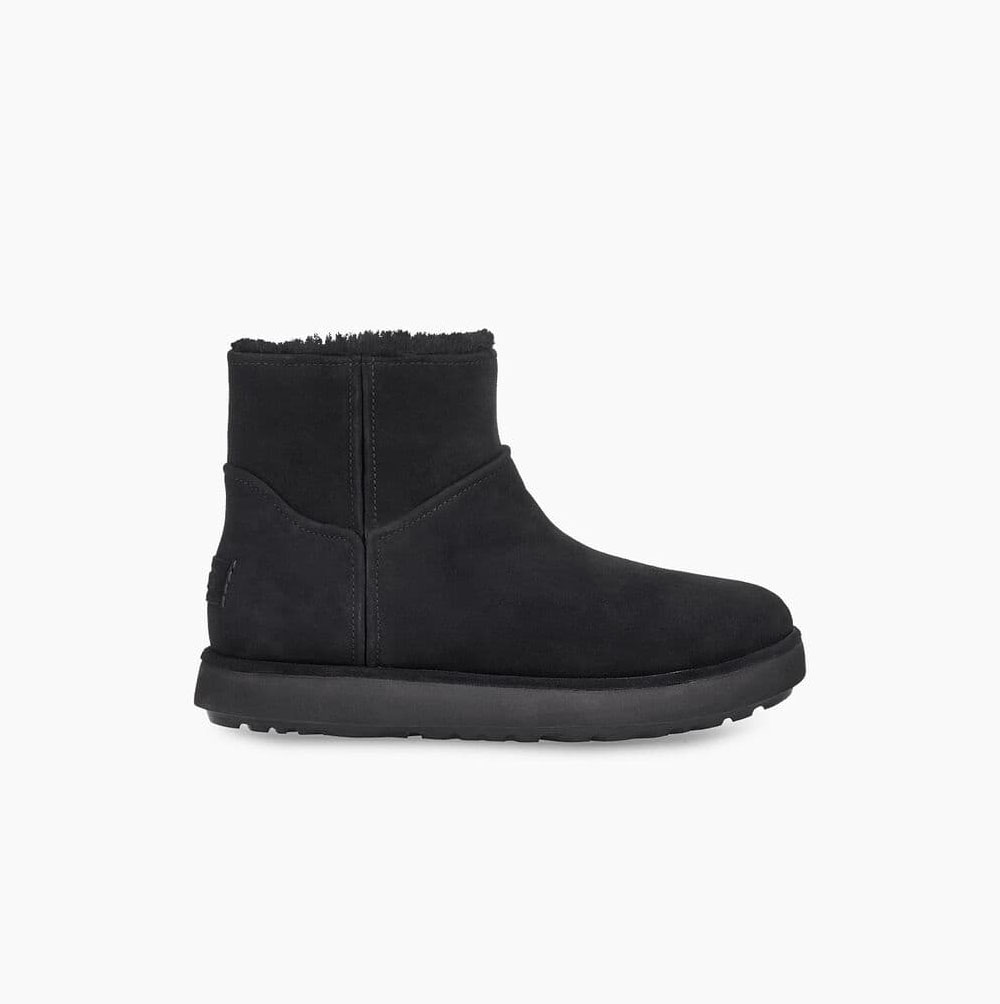 UGG Klassische Mini BLVD Classic Boots Damen Schwarz Schweiz | YIEJOGEQ