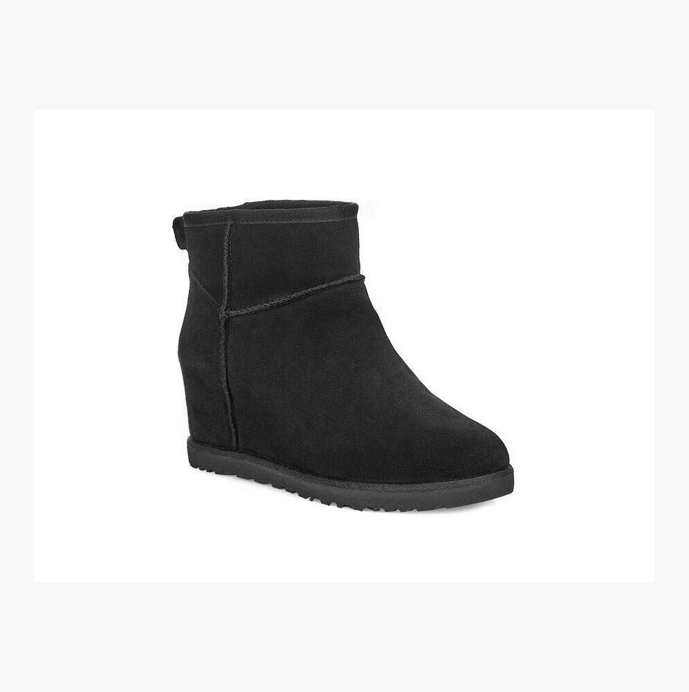 UGG Klassische Mini Classic Boots Damen Schwarz Schweiz | JEE5V2DT