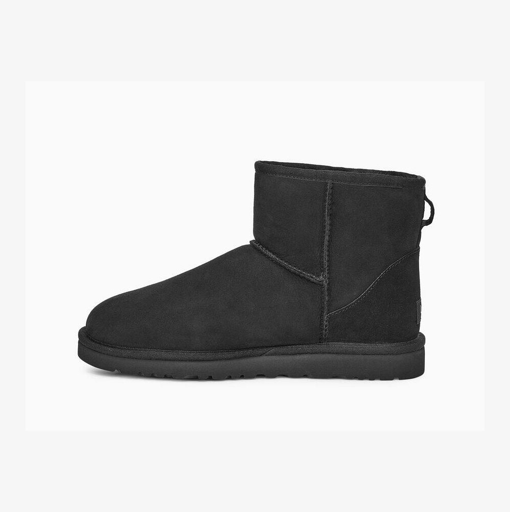 UGG Klassische Mini Classic Boots Herren Schwarz Schweiz | VADNVMN6