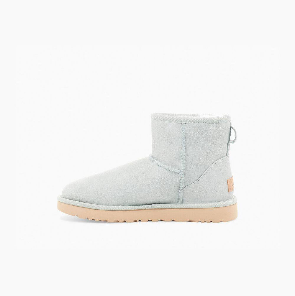 UGG Klassische Mini II Classic Boots Damen Grau Schweiz | AVR0KIY6