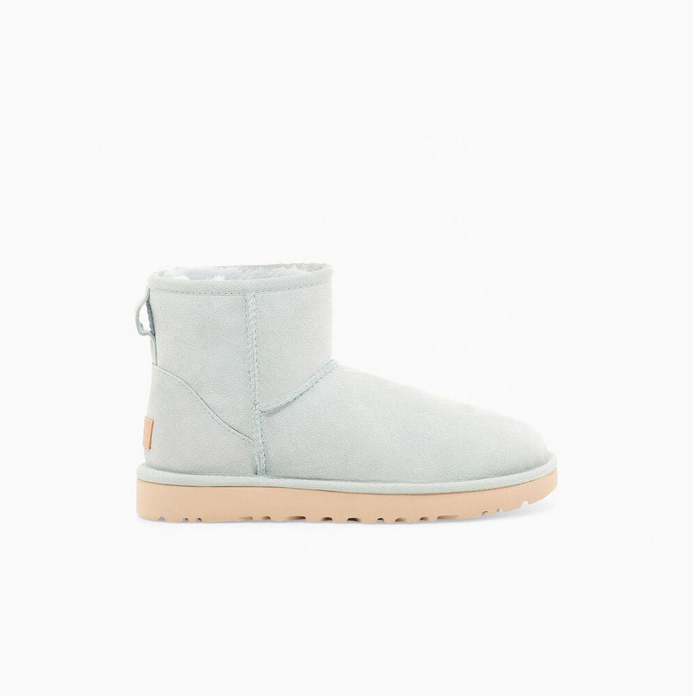 UGG Klassische Mini II Classic Boots Damen Grau Schweiz | AVR0KIY6