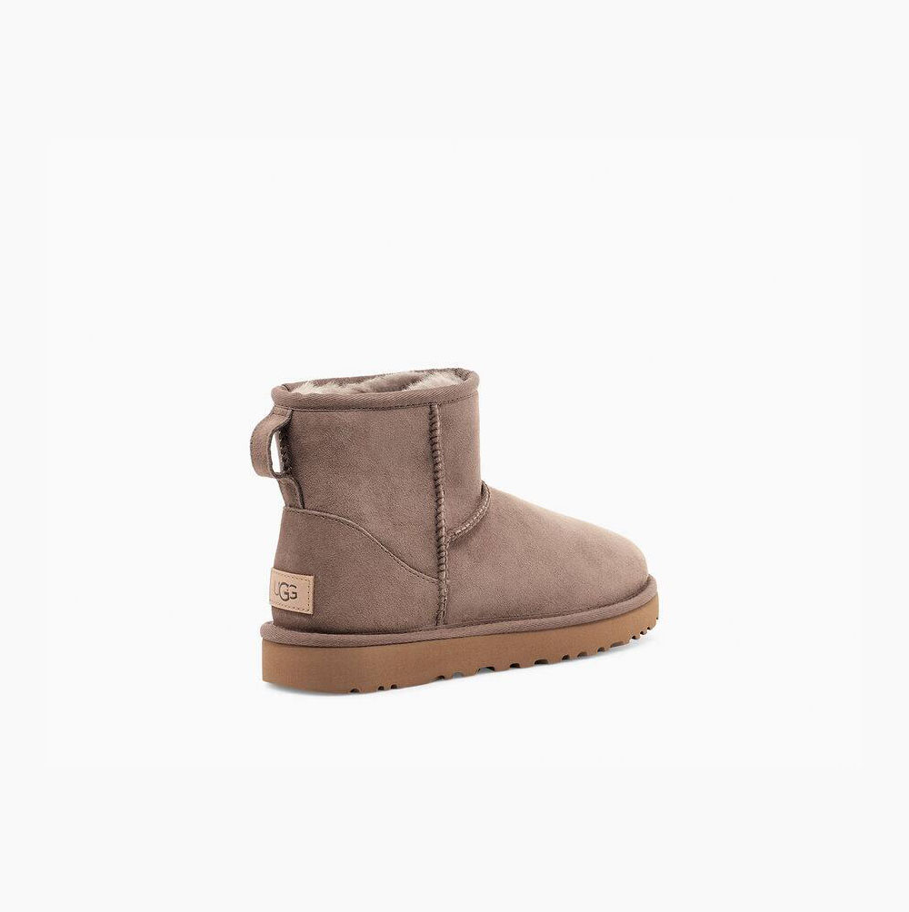 UGG Klassische Mini II Classic Boots Damen Khaki Schweiz | SLHTLYES