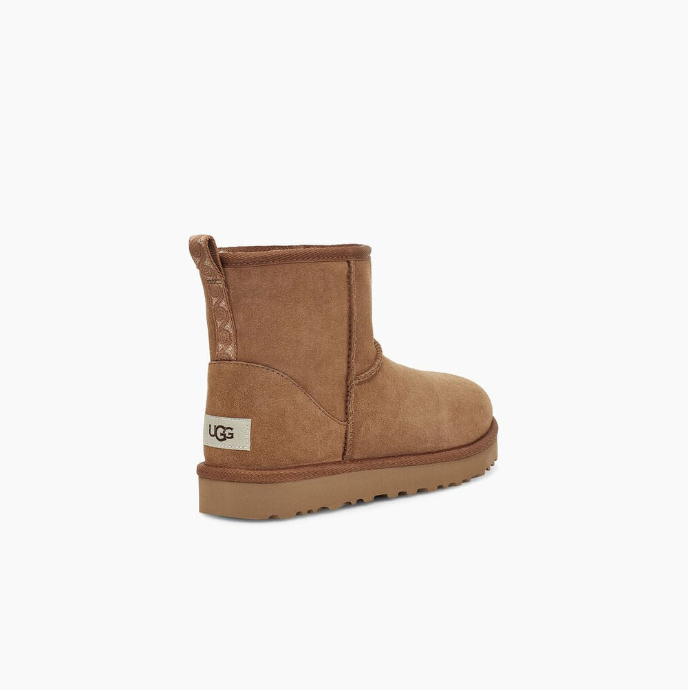 UGG Klassische Mini Swirl Classic Boots Damen Braun Schweiz | U6LUH4N8