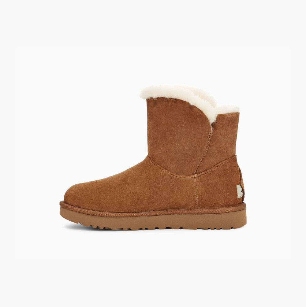 UGG Klassische Mini Twist Classic Boots Damen Braun Schweiz | 26GUSMK8