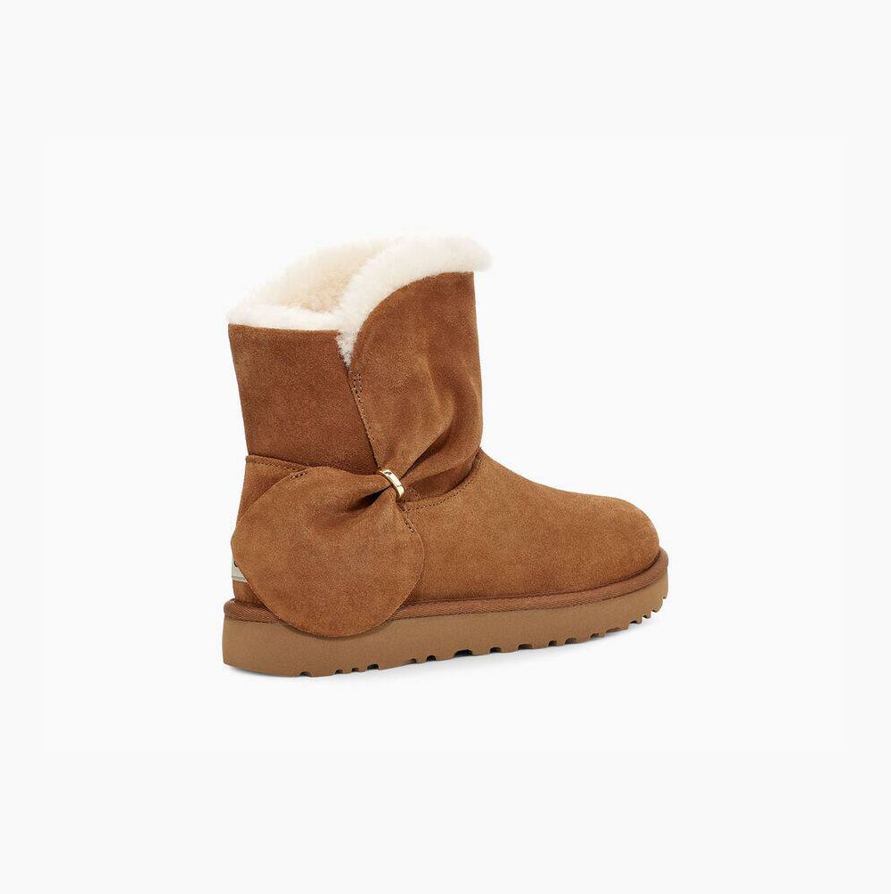 UGG Klassische Mini Twist Classic Boots Damen Braun Schweiz | 26GUSMK8