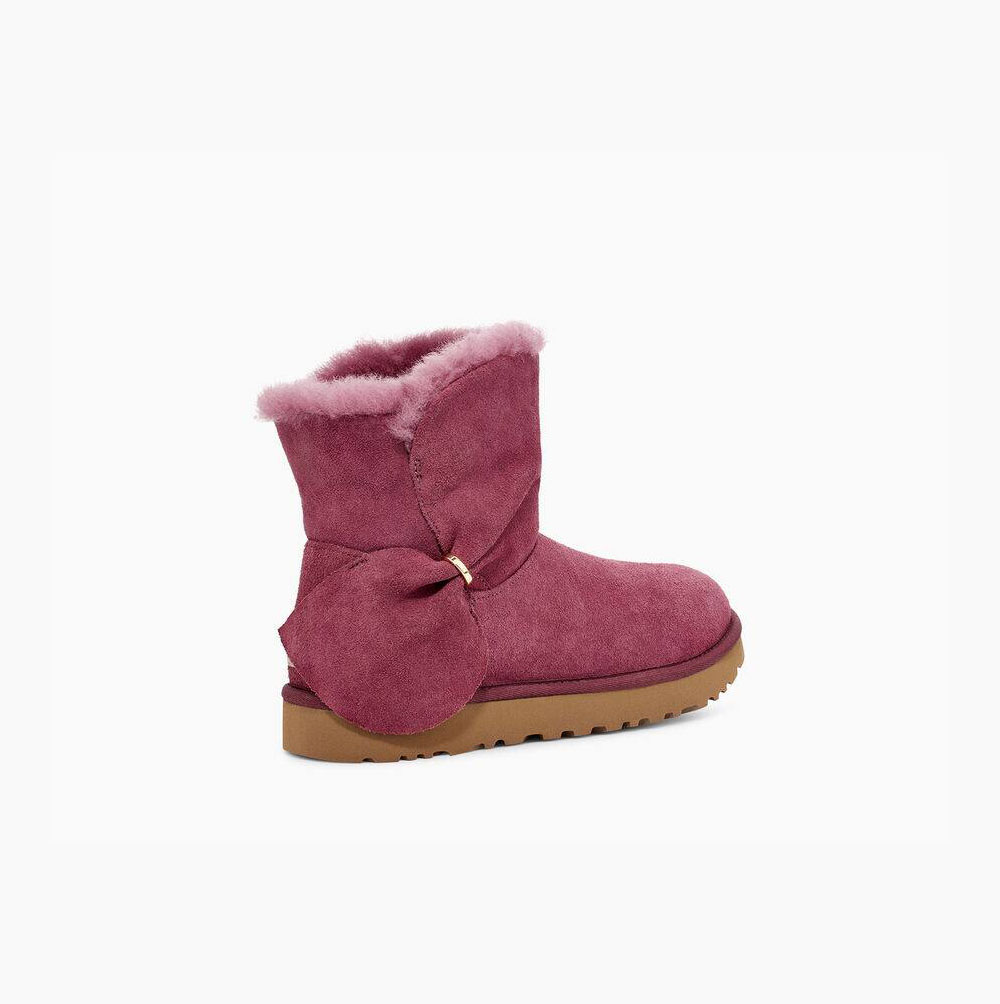 UGG Klassische Mini Twist Classic Boots Damen Helllila Schweiz | ZFPV61EI