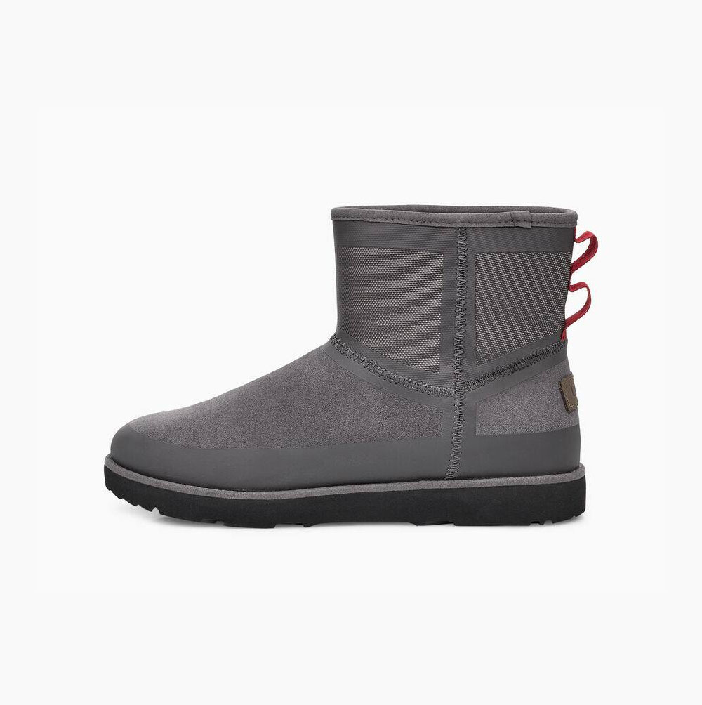 UGG Klassische Mini Urban Tech Weather Classic Boots Herren Tiefesgrau Schweiz | AHDQU0WC