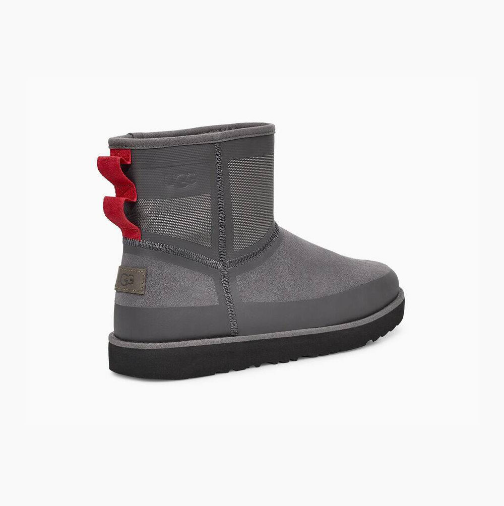 UGG Klassische Mini Urban Tech Weather Classic Boots Herren Tiefesgrau Schweiz | AHDQU0WC