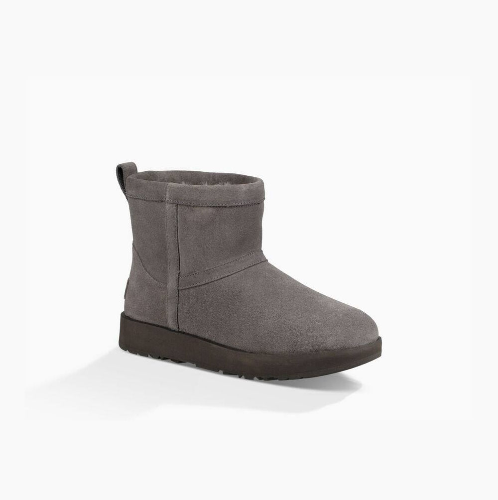 UGG Klassische Mini Weather Classic Boots Damen Grau Schweiz | NX6MPQG3