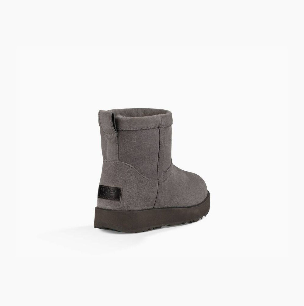 UGG Klassische Mini Weather Classic Boots Damen Grau Schweiz | NX6MPQG3