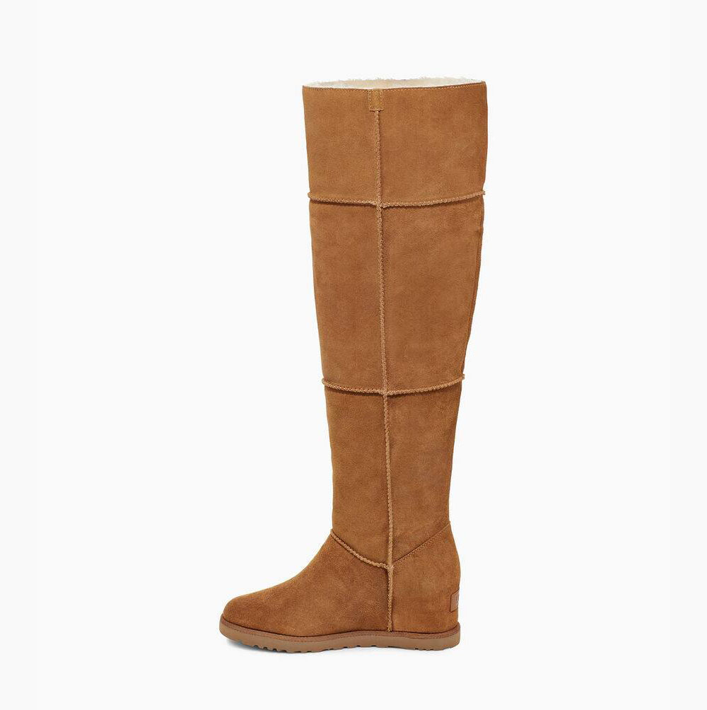 UGG Klassische OTK Over The Knee Boots Damen Braun Schweiz | ESY3P6Y8