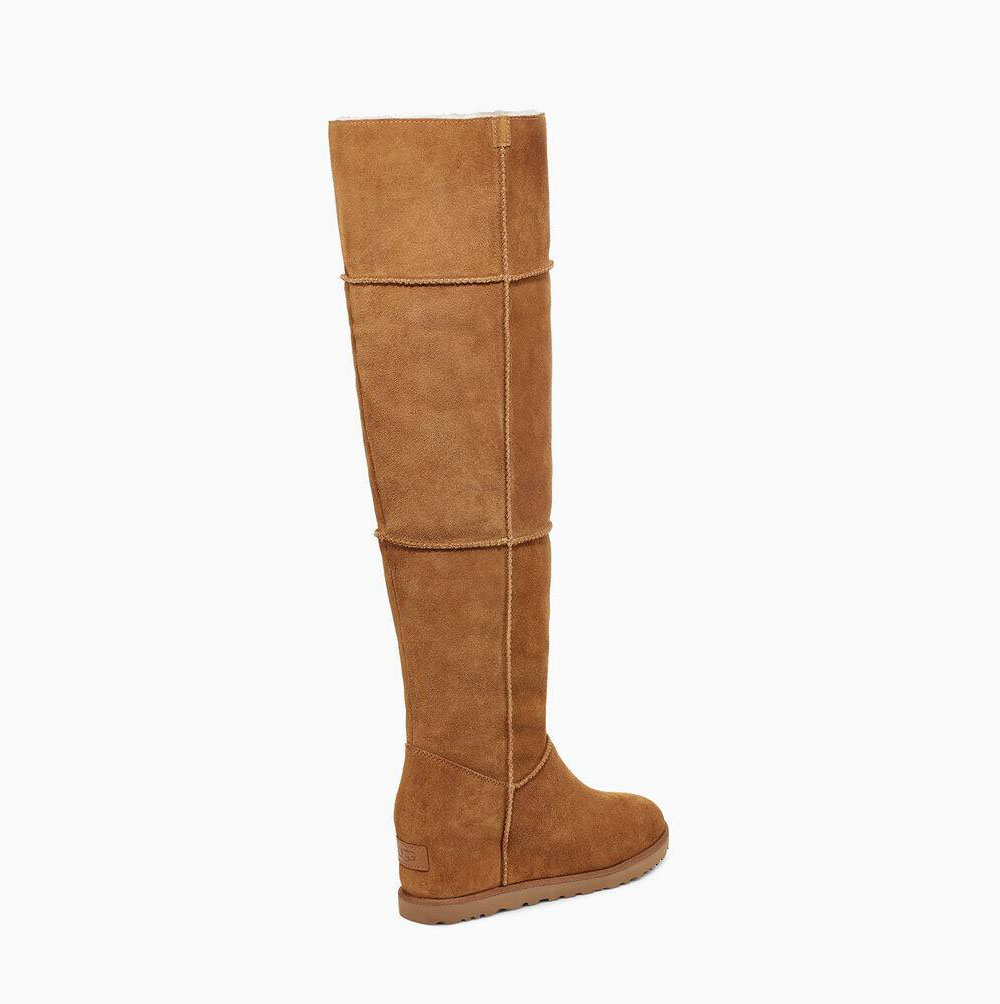 UGG Klassische OTK Over The Knee Boots Damen Braun Schweiz | ESY3P6Y8