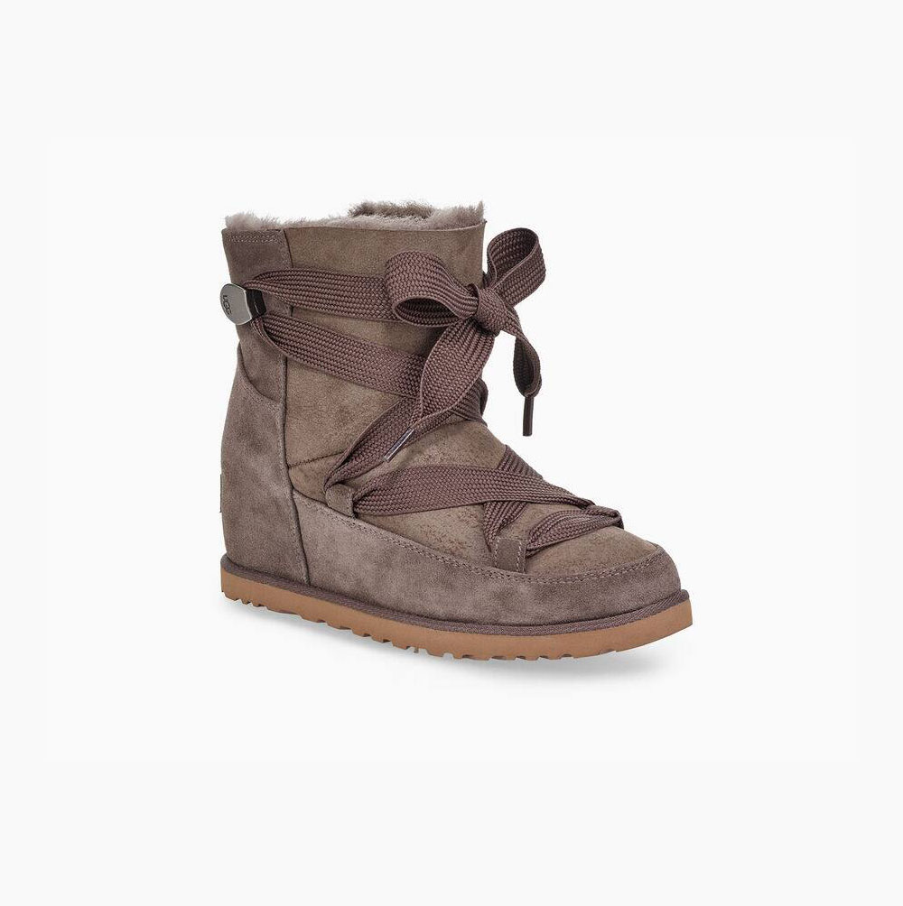 UGG Klassische Spitze-up Classic Boots Damen Braun Schweiz | 0AEH4X04