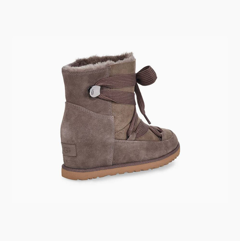 UGG Klassische Spitze-up Classic Boots Damen Braun Schweiz | 0AEH4X04