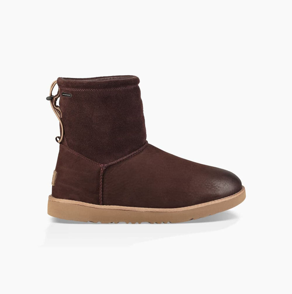 UGG Klassische Toggle Wasserfeste Stiefel Herren Braun Schweiz | JI4F0PNO