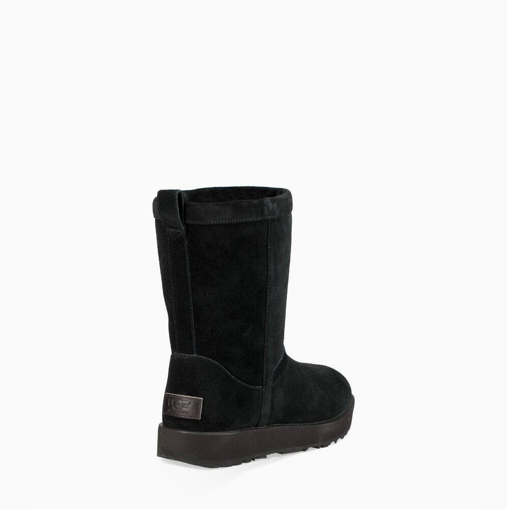 UGG Klassische Weather Kurze Stiefel Damen Schwarz Schweiz | S5P6FGRA