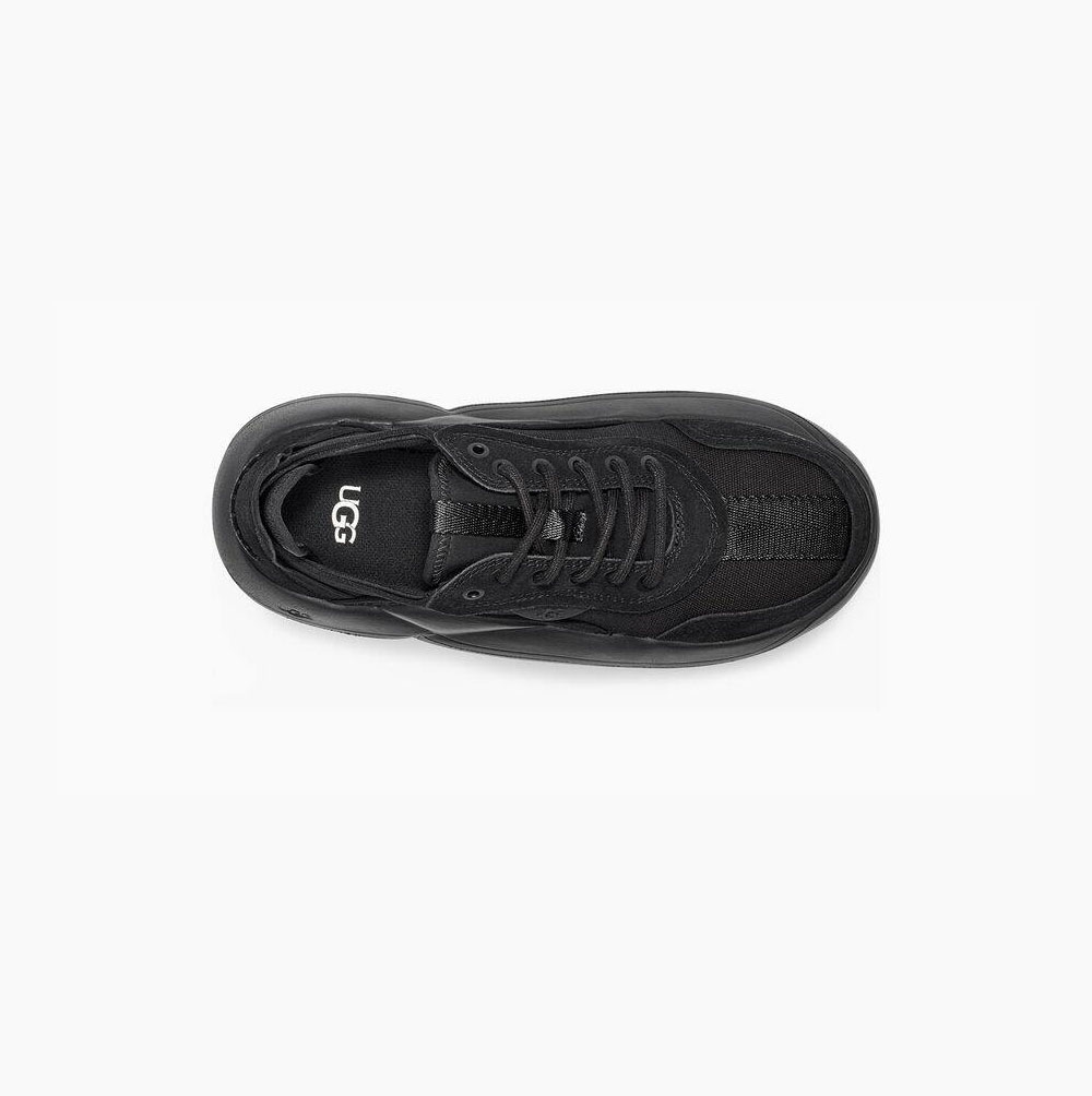 UGG LA Cloud Low Sneakers Damen Schwarz Schweiz | EH5A0XTT