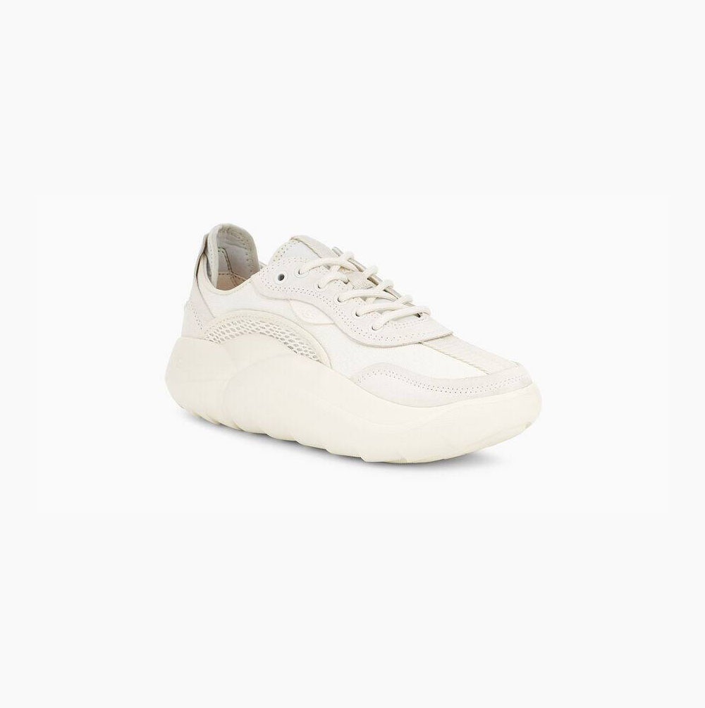 UGG LA Cloud Low Sneakers Damen Weiß Schweiz | XMPKIP7G