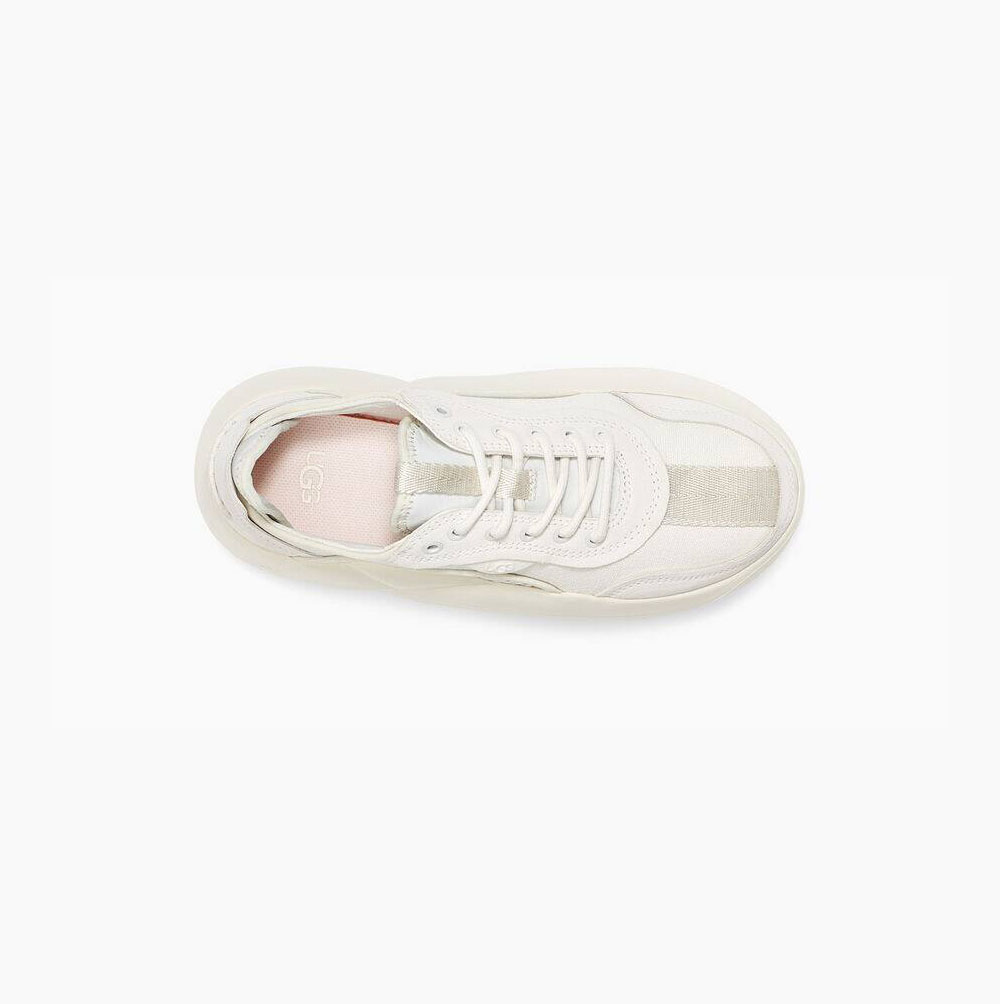 UGG LA Cloud Low Sneakers Damen Weiß Schweiz | XMPKIP7G