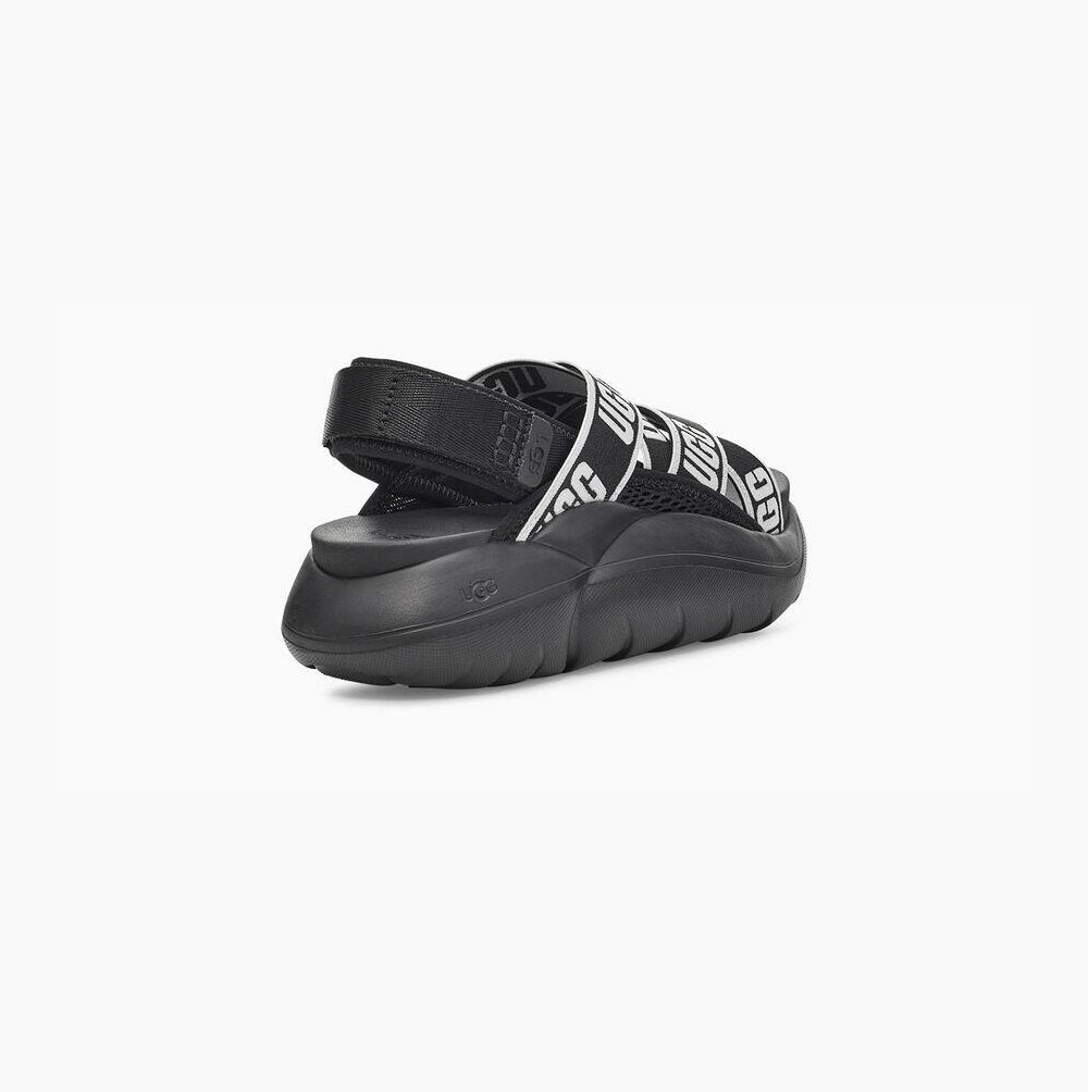 UGG LA Cloud Plateau Sandalen Damen Schwarz Schweiz | OC8EO8FR