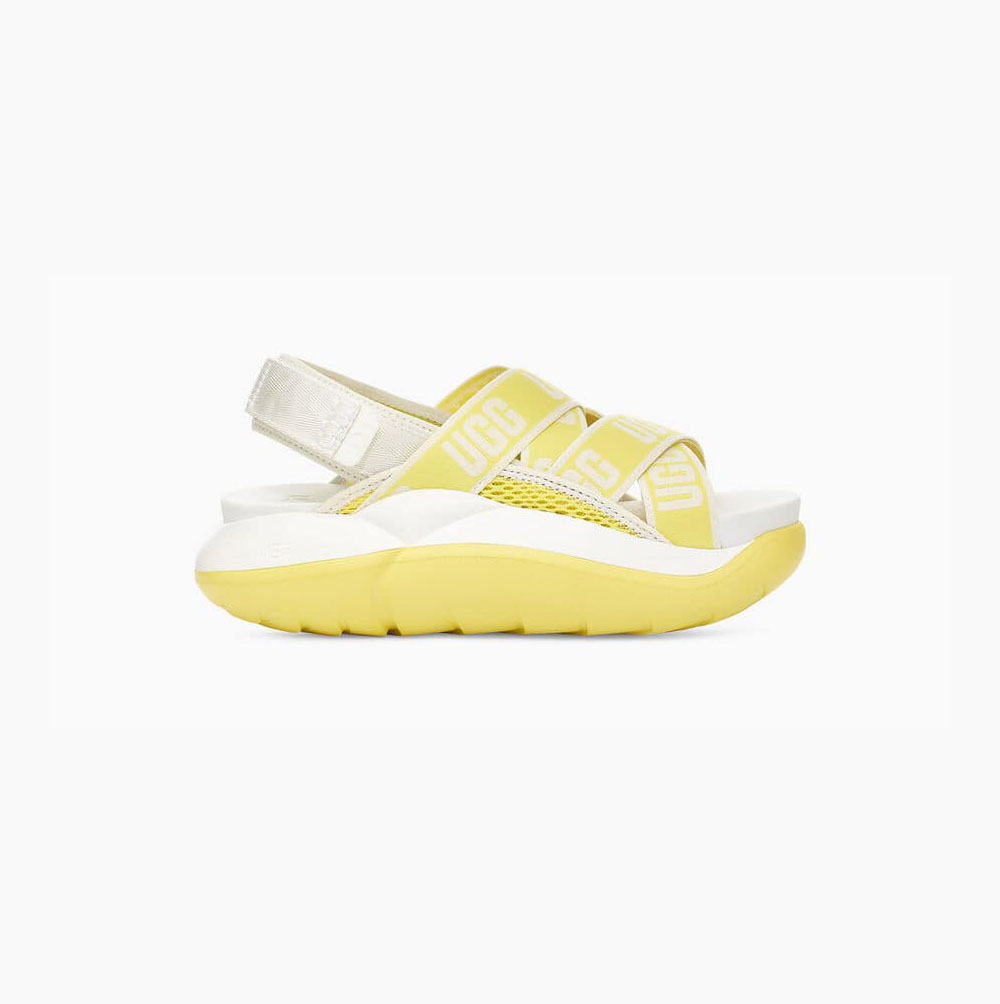 UGG LA Cloud Plateau Sandalen Damen Weiß Schweiz | IG068NIA