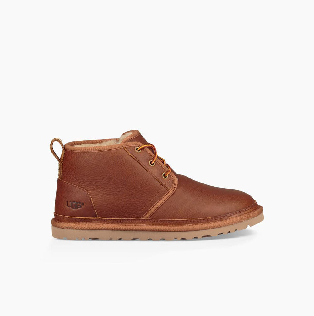 UGG Leder Neumel Chukka Schnürstiefel Herren Braun Schweiz | IIBCVW6I