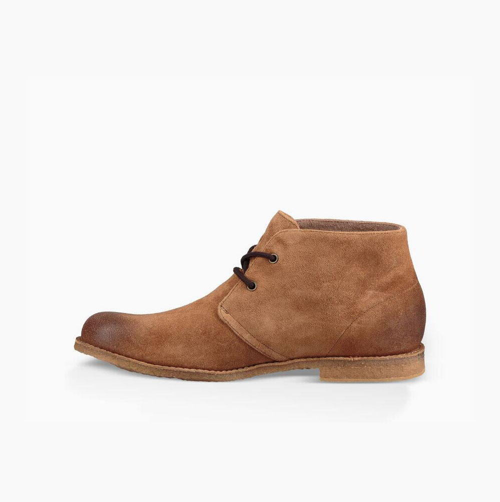 UGG Leighton WP Wüstenstiefel Herren Braun Schweiz | 3UUE0YAJ