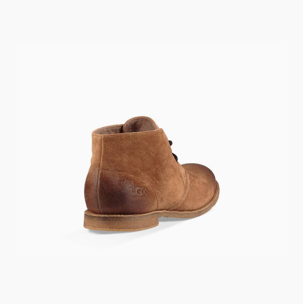 UGG Leighton WP Wüstenstiefel Herren Braun Schweiz | 3UUE0YAJ