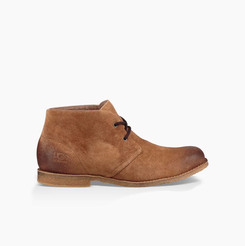 UGG Leighton WP Wüstenstiefel Herren Braun Schweiz | 3UUE0YAJ