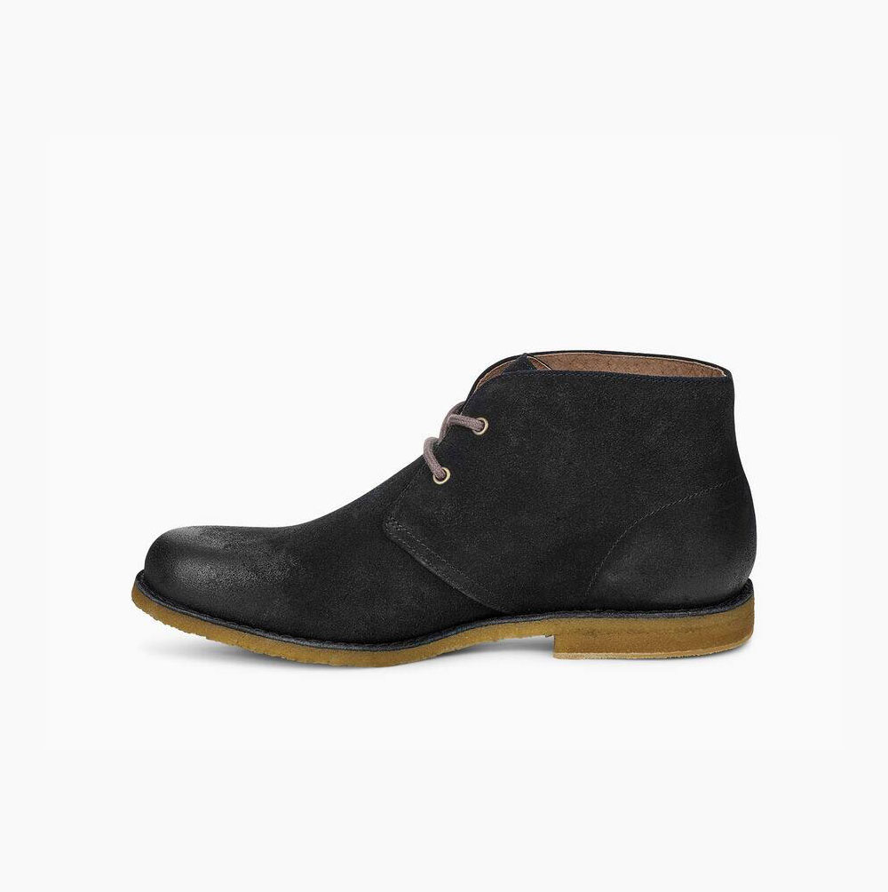 UGG Leighton WP Wüstenstiefel Herren Schwarz Schweiz | JFQMVU0C